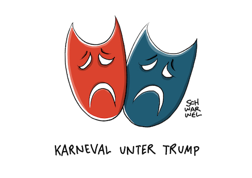 Cartoon: Trump und Karneval (medium) by Schwarwel tagged donald,trump,us,usa,amerika,praesident,president,fasching,karneval,faschingszeit,karikatur,schwarwel,donald,trump,us,usa,amerika,praesident,president,fasching,karneval,faschingszeit,karikatur,schwarwel