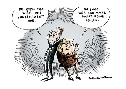 Untätigkeit Regierung