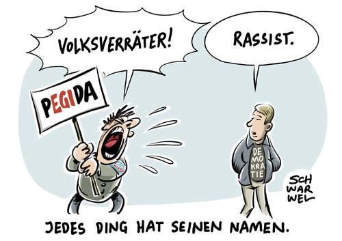 Cartoon: Volksverräter (medium) by Schwarwel tagged sachsen,dresden,pegida,afd,braun,rechtspopulismus,rechtspopulistisch,flüchtlinge,geflüchtete,partei,alternative,für,deutschland,rechts,nazi,geflüvhtete,flüchtlingskrise,flüchtlingspolitik,volksverräter,demo,demonstration,demonstranten,demokratie,demokratisch,national,rassist,rassismus,karikatur,schwarwel,afd,pegida,dresden,sachsen,braun,rechtspopulismus,rechtspopulistisch,flüchtlinge,geflüchtete,partei,alternative,für,deutschland,rechts,nazi,geflüvhtete,flüchtlingskrise,flüchtlingspolitik,volksverräter,demo,demonstration,demonstranten,demokratie,demokratisch,national,rassist,rassismus,karikatur,schwarwel