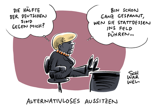 Cartoon: Vorzeitiger Abgang Merkels (medium) by Schwarwel tagged groko,große,koalition,sigmar,gabriel,merkel,spd,cdu,csu,union,fdp,martin,schulz,politik,deutschland,politiker,wahl,bundestagswahl,neuwahl,karikatur,schwarwel,angela,groko,große,koalition,sigmar,gabriel,merkel,spd,cdu,csu,union,fdp,martin,schulz,politik,deutschland,politiker,wahl,bundestagswahl,neuwahl,karikatur,schwarwel,angela