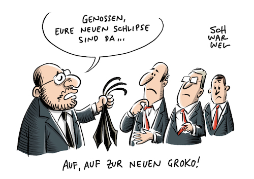 Votum über GroKo Papier SPD