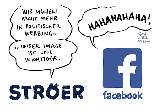 Cartoon: Wahl Werbung Ströer Facebook (medium) by Schwarwel tagged politik,wahl,wahlen,bundestagswahl,wahlwerbung,ströer,facebook,image,cartoon,karikatur,schwarwel,politik,wahl,wahlen,bundestagswahl,wahlwerbung,ströer,facebook,image,cartoon,karikatur,schwarwel