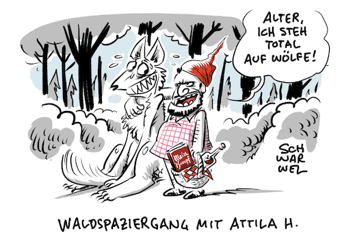 Waldspaziergang mit Attila H