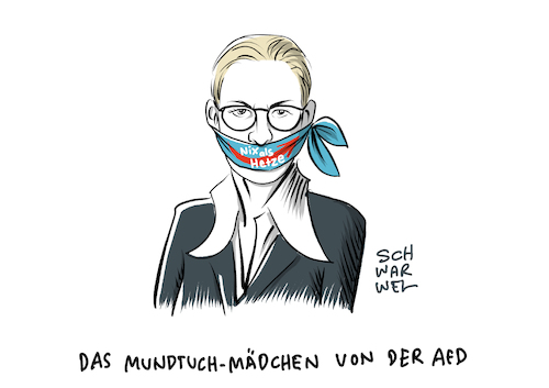 Weidel Kopftuchmädchen