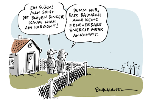 Cartoon: Windräder Abstandsregel (medium) by Schwarwel tagged klima,wetter,klimawandel,klimaleugner,klimagegner,klimapolitik,naturkatastropen,umwelt,umweltschutz,umweltschützer,umweltpolitik,greta,thunberg,fridaysforfuture,fridays,for,future,co2,emission,ausstoß,schülerstreik,schülerdemo,klimaschutz,klimaschützer,klimaaktivisten,eisschmelze,erderwärmung,klimaerwärmung,ökosystem,planet,erde,treibhausgase,wissenschaftler,klimaforscher,forscher,klimaforschung,dürre,unwetter,waldbrände,buschbrände,buschfeuer,eisbär,flora,fauna,tierschutz,klimaänderung,klimawechsel,erdatmosphäre,treibhauseffekt,klimanotstand,schulstreik,klimastreik,pariser,klimaschutzabkommen,weltklimaabkommen,scientists,parents,opas,treibhausgasemissionen,menschengemachter,energiewende,erneuerbare,energien,verkehrswende,kohleausstieg,kohlekraftwerke,klimagerechtigkeit,globalisierung,klimaprotest,klimapaket,cartoon,karikatur,schwarwel,windrad,windräder,abstandsregel,kohleausstiegsgesetz,cdu,wirtschaftsminister,windenergie,wind,energie,klima,wetter,klimawandel,klimaleugner,klimagegner,klimapolitik,naturkatastropen,umwelt,umweltschutz,umweltschützer,umweltpolitik,greta,thunberg,fridaysforfuture,fridays,for,future,co2,emission,ausstoß,schülerstreik,schülerdemo,klimaschutz,klimaschützer,klimaaktivisten,eisschmelze,erderwärmung,klimaerwärmung,ökosystem,planet,erde,treibhausgase,wissenschaftler,klimaforscher,forscher,klimaforschung,dürre,unwetter,waldbrände,buschbrände,buschfeuer,eisbär,flora,fauna,tierschutz,klimaänderung,klimawechsel,erdatmosphäre,treibhauseffekt,klimanotstand,schulstreik,klimastreik,pariser,klimaschutzabkommen,weltklimaabkommen,scientists,parents,opas,treibhausgasemissionen,menschengemachter,energiewende,erneuerbare,energien,verkehrswende,kohleausstieg,kohlekraftwerke,klimagerechtigkeit,globalisierung,klimaprotest,klimapaket,cartoon,karikatur,schwarwel,windrad,windräder,abstandsregel,kohleausstiegsgesetz,cdu,wirtschaftsminister,windenergie,wind,energie