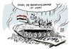 Cartoon: Aleppo Rebellen Niederlage (small) by Schwarwel tagged syrien,aleppo,rebellen,niederlage,rebellion,krieg,terror,zerstörung,panzer,karikatur,schwarwel,befreiung,armee