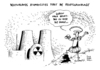 Cartoon: Atomausstieg Rechtsgrundlage (small) by Schwarwel tagged atomausstieg,fehlende,rechtsgrundlage,atom,nuklear,recht,gesetz,bundesverfassungsgericht,deutschland,hamlet,shakespeare,karikatur,schwarwel