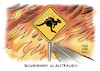 Cartoon: Buschbrände Australien (small) by Schwarwel tagged australien,buschbrände,feuer,katastrophenalarm,naturkatstrophe,koalas,koalabären,känguruh,tod,brand,wald,premier,scott,feuerwehrmänner,verheerende,brände,canberra,buschfeuer,klimawandel,klimaschutz,klimaleugner,klimagegner,luftverschmutzung,premierminister,flora,fauna,cartoon,karikatur,schwarwel