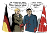 Davutoglu empfängt Merkel