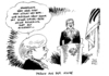 Cartoon: Gauck historische Europa Rede (small) by Schwarwel tagged bundespräsident,gauck,europa,rede,historisch,merkel,regierung,politik,karikatur,schwarwel