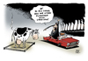 Cartoon: Klimaschutz Index Deutschland (small) by Schwarwel tagged klimaschutz,index,deutschland,tier,menschen,kuh,auto,umwelt,zerstörung,natur,karikatur,schwarwel
