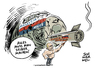 Cartoon: Russland MH17 Abschuss (small) by Schwarwel tagged mh17,abschuss,ukraine,russland,putin,rakete,moskau,kreml,waffen,gewalt,krieg,terror,buk,separatisten,ostukraine,karikatur,schwarwel,flugzeug,malaysia