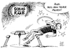 Cartoon: Stefan Raab hört auf (small) by Schwarwel tagged stefan,raab,ört,auf,ankündigung,kündigung,ende,pro7,karriere,fernsehen,tv,karikatur,schwarwel