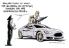 Cartoon: Stromauto Tesla Autoindustrie (small) by Schwarwel tagged stromauto,tesla,autoindustrie,auto,karikatur,schwarwel