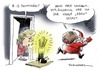 Cartoon: Weihnachtskarikatur Brennstäbe (small) by Schwarwel tagged brennstab,weihnachten,angela,merkel,advent,kohle,weihnachtsmann,santa,claus,sack,feuer,atom,laufzeitverlängerung,karikatur,schwarwel