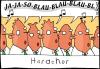 Cartoon: hardcore (small) by Josef Schewe tagged song,hardcore,blau,singer,chor,männer,enzian,