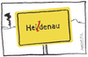 Cartoon: Hei-L-denau (small) by Josef Schewe tagged heidenau,nazi,flüchtlinge,loser,asylanten