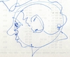 Cartoon: Der blaue Stift (small) by manfredw tagged scribble,kritzel