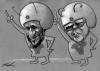 Cartoon: 2 ATOMIC ANTS (small) by KARKA tagged ahmedineyad kim jong ii