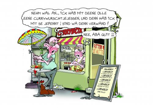 Cartoon: CURRY WURST CONTEST 045 (medium) by toonpool com tagged currywurst,contest