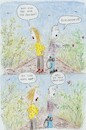 Cartoon: junge Blaubeeren (small) by Busch Cartoons tagged blaubeeren,rot,blau,grün,politik,partei,natur,früchte,büsche,beeren,jung,mann,frau