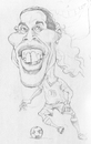 Cartoon: Ronaldinho (small) by Abdul Salim tagged caricature,ronaldinho,pencil