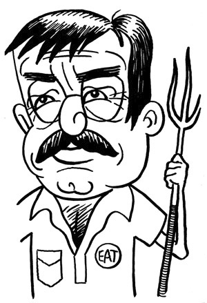 Cartoon: toon 30 (medium) by kernunnos tagged dumb,fuck,with,pitchfork,duh,look,at,me,im,farmer,gahuck