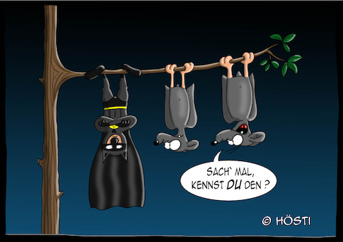 Cartoon: Batman (medium) by Hösti tagged just,fun