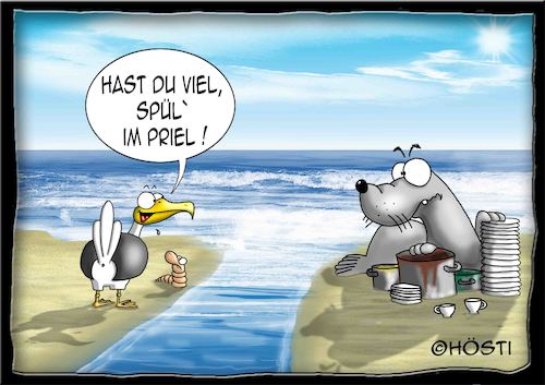 Cartoon: Höstis Emma und Konsorten (medium) by Hösti tagged hösti,cartoons,hoesti,stephan,höstermann,emma,und,konsorten,möwe