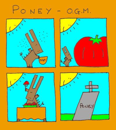 Cartoon: Poney OGM (medium) by lpedrocchi tagged poney,ogm