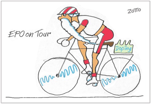 Cartoon: EPO on Tour (medium) by Zotto tagged comedy,witz,satire