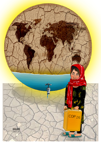 Cartoon: Climate change! (medium) by Shahid Atiq tagged world