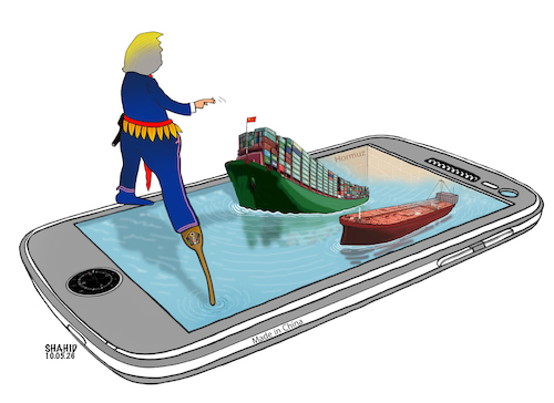 Cartoon: Pirates ! (medium) by Shahid Atiq tagged iran