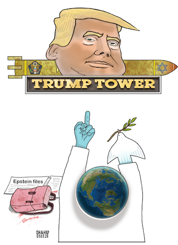 Cartoon: Warmogers! (medium) by Shahid Atiq tagged world