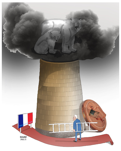 Cartoon: welcome back ! (medium) by Shahid Atiq tagged paris,climate,change