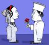 Cartoon: Afghan Romantic (small) by Shahid Atiq tagged love,romantic,style
