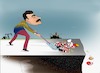 Cartoon: Cleaning the dust ! (small) by Shahid Atiq tagged venezuela
