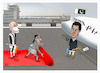 Cartoon: Imran Khan visit Kabul ! (small) by Shahid Atiq tagged afghanistan