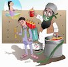 Cartoon: Key of Paradise ! (small) by Shahid Atiq tagged trump,afghanistan,safi,shahid,bahar,ieba,rayian,musa,kart,crni