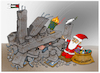 Cartoon: Merry Christmas! (small) by Shahid Atiq tagged palestine
