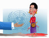 Cartoon: Myanmar Return the Nobel Prize ! (small) by Shahid Atiq tagged afghanistan,balkh,helmand,kabul,london,nangarhar,attack