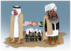 Cartoon: Qater and Taliban leader! (small) by Shahid Atiq tagged afghanistan