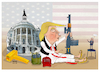 Cartoon: The error of  Trumpism is ending (small) by Shahid Atiq tagged usa