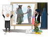 Cartoon: Two faces of Taliban ! (small) by Shahid Atiq tagged afghanistan