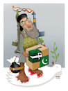 Cartoon: Warlords and Afghan Election ! (small) by Shahid Atiq tagged afganistan
