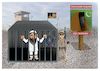 Cartoon: Yesterday detainees ! (small) by Shahid Atiq tagged afghanistan