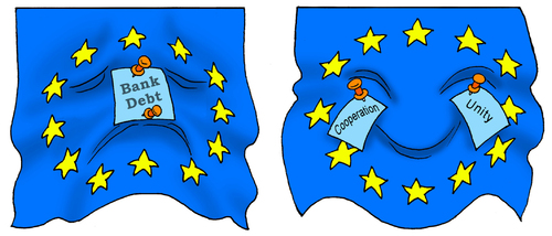 Cartoon: smile (medium) by gonopolsky tagged europe,debt,crisis,unity