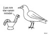 Cartoon: Gross But Cute (small) by Deborah Leigh tagged grossbutcute,deborahleigh,bird,worm,ramen