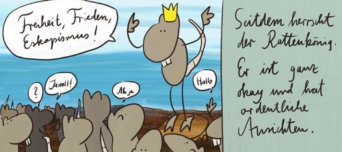 Cartoon: Mein Rattenleben - Teil 1 (medium) by Frank_Sorge tagged rat,ratte,atom