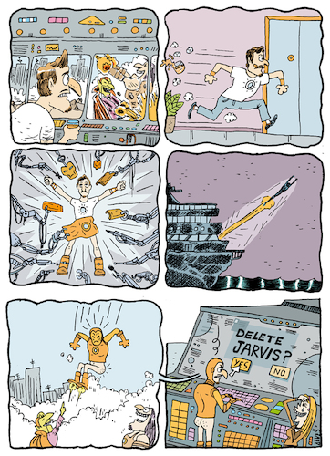 Cartoon: Marvel (medium) by alves tagged comics